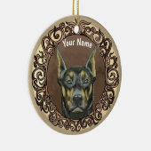 ドベ華美ルマン名前をカスタムするオーナメント セラミックオーナメント (右)