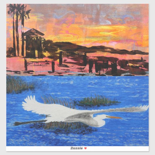 ドホスナックは夜明け、雪のように白いエグレ シール (シート)