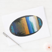 ドホビーチ 楕円形シール (封筒)