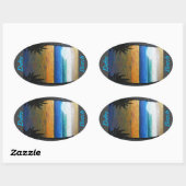 ドホビーチ 楕円形シール (シート)