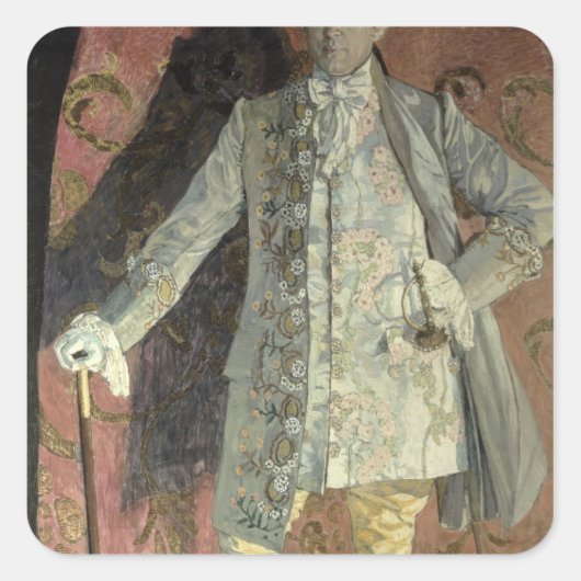 ドミトリー・スミルノフポートレート スクエアシール (正面)