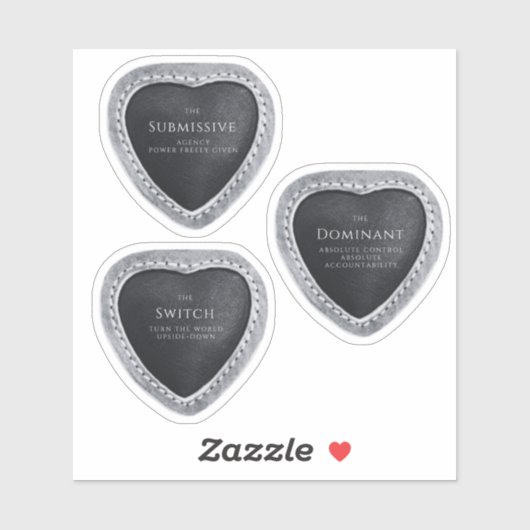 ドミナント/サブミッシブ/スイッチ シール (シート)