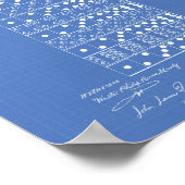 ドミニオス1873特許技術青写真 ポスター (角)