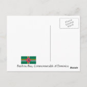 ドミニカのバティボベイ ポストカード (裏面)