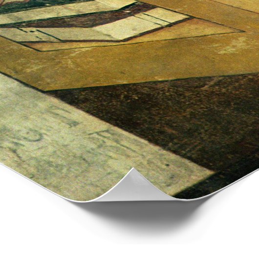 ドミニカの修道士は自分の机で、'For ポスター (角)