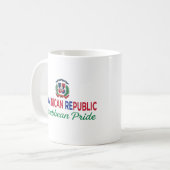 ドミニカの国章|日常的に誇りを表現 コーヒーマグカップ (正面左)