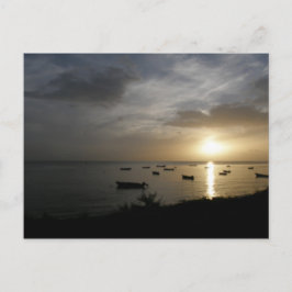 ドミニカの夕日 ポストカード