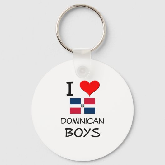 ドミニカの少年が大好き キーホルダー (正面)