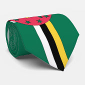 ドミニカの旗のタイ ネクタイ (ロール)
