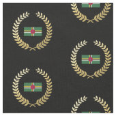 ドミニカの旗 ファブリック (クローズアップ)