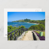 ドミニカの海岸線 ポストカード (正面/裏面)