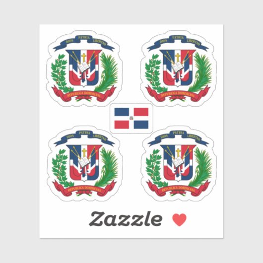 ドミニカの紋章 シール (シート)