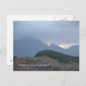 ドミニカの美しいマウンテンビュー ポストカード (正面/裏面)