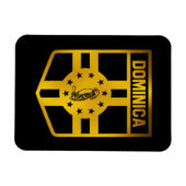 ドミニカエンブレム マグネット (横)