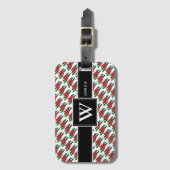 ドミニカクリスチャンモノグラム荷物 ラゲッジタグ (正面縦)