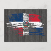 ドミニカクール国旗のデザイン ポストカード (正面)