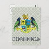 ドミニカコート・オブ・アームズ ポストカード (正面/裏面)