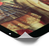 ドミニカ人によるインディアンの最初のバプテスマ ポスター (角)