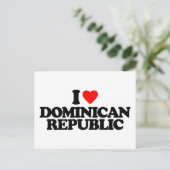 ドミニカ共和国が大好き ポストカード (スタンド正面)