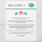 ドミニカ共和国のスターフィッシュ歓迎レター (正面)