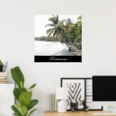 ドミニカ共和国のパレンケビーチ ポスター (ホームオフィス)