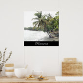 ドミニカ共和国のパレンケビーチ ポスター (キッチン)