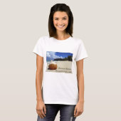 ドミニカ共和国のビーチの女性Tシャツ Tシャツ (正面フル)