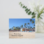 ドミニカ共和国のプンタカナ ポストカード (スタンド正面)