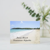 ドミニカ共和国のマカオのビーチ ポストカード (スタンド正面)