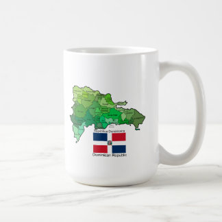 ドミニカ共和国の地図 コーヒーマグカップ