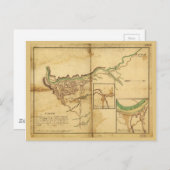 ドミニカ共和国の地図（1804年） ポストカード (正面/裏面)