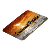 ドミニカ共和国の夕日 マグネット (左側)