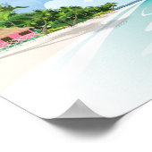 ドミニカ共和国の旅行ポスター ポスター (角)