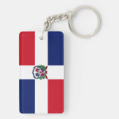 ドミニカ共和国の旗 キーホルダー (裏面)