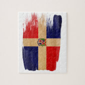 ドミニカ共和国の旗 ジグソーパズル (縦)