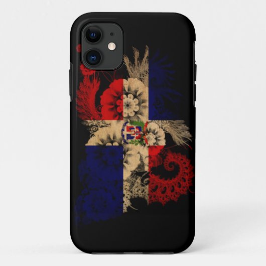 ドミニカ共和国の旗 Case-Mate iPhoneケース (裏面)
