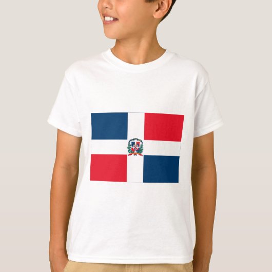 ドミニカ共和国の旗 Tシャツ (正面)