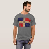 ドミニカ共和国の旗 Tシャツ (正面フル)