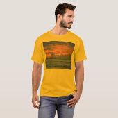 ドミニカ共和国の日の出 Tシャツ (正面フル)