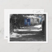 ドミニカ共和国の村 ポストカード (正面/裏面)