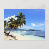 ドミニカ共和国の熱帯地帯、ラスガラス ポストカード (正面)