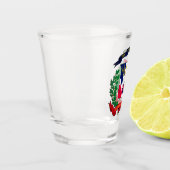 ドミニカ共和国の紋章 ショットグラス (左)