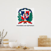 ドミニカ共和国の紋章 ポスター (キッチン)