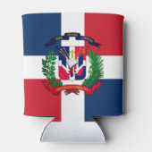 ドミニカ共和国の紋章 缶クーラー (裏面)