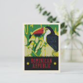 ドミニカ共和国の素晴らしいチュカンのはがき ポストカード (スタンド正面)