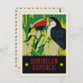 ドミニカ共和国の素晴らしいチュカンのはがき ポストカード (正面/裏面)
