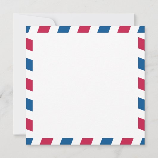 ドミニカ共和国の航空便の結婚式の日付を保存 セーブザデート (裏面)