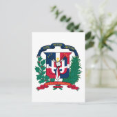 ドミニカ共和国の象徴 ポストカード (スタンド正面)