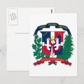 ドミニカ共和国の象徴 ポストカード (正面/裏面)