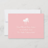 ドミニカ共和国への搭乗券の出欠確認 招待状 (裏面)